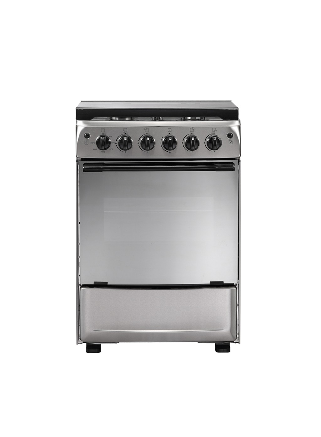  Silver Freestanding Gas Stove and Oven