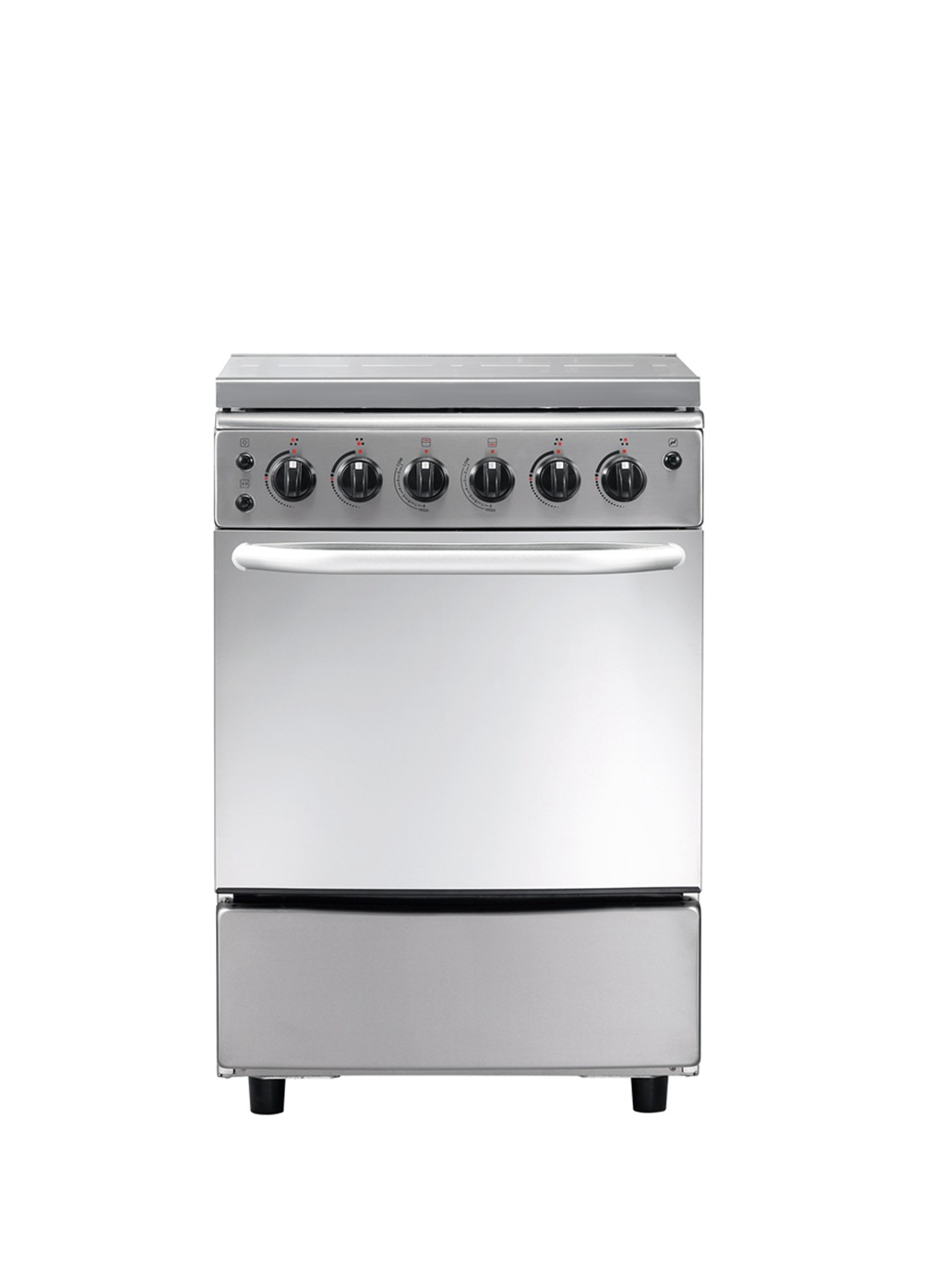 24 Inches Wide 4 Burners Stainless Gas Oven