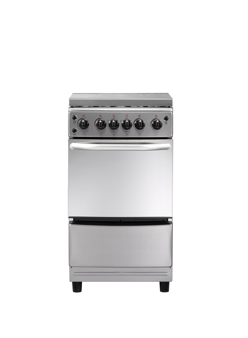 20 Inches Wide Freestanding 4 Burner Stainless Gas Oven
