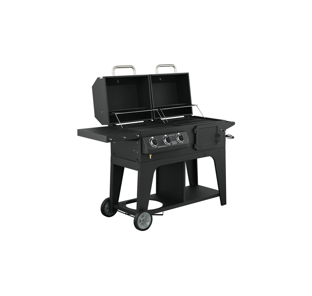 Gas And Charcoal Grill