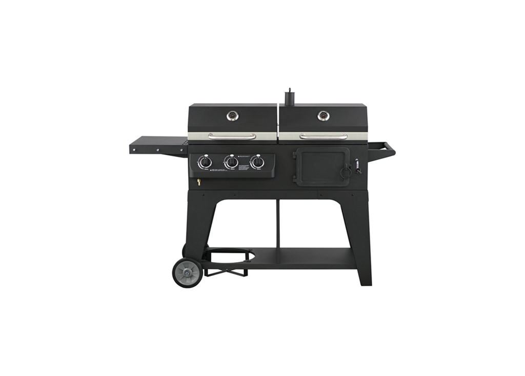 Gas And Charcoal Grill
