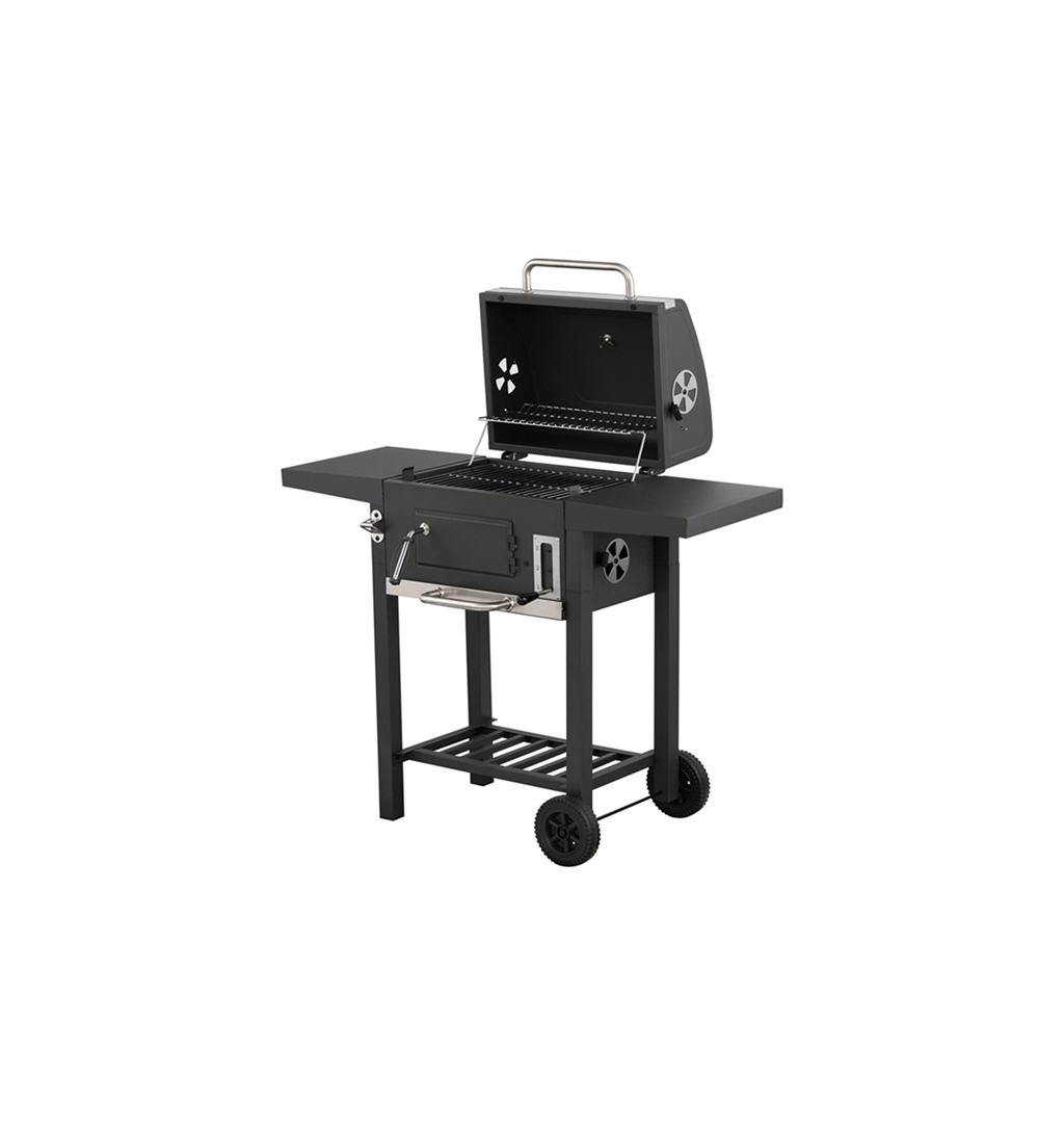 Black Outdoor Charcoal Grill