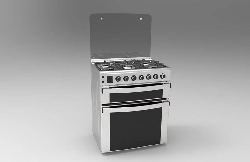 Double Gas Oven with 5 burners