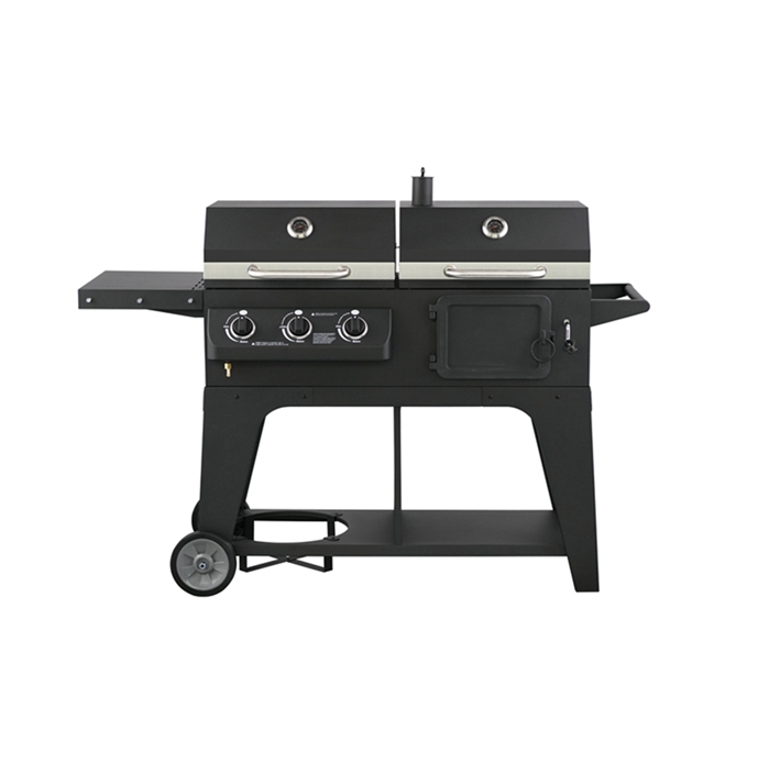 Gas And Charcoal Grill