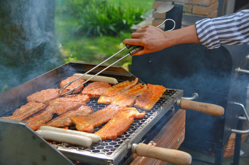 Adjustable Charcoal Grill