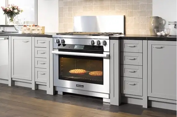 White 20 Inch Wide 4 Burners Gas Oven