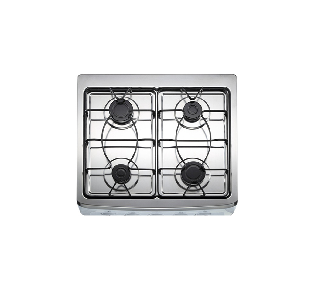 4 burner white gas range oven for restaurant